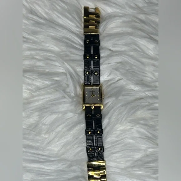 Kenneth Cole Reaction Gold-tone KC2407-U54-06 Stainless Steel & Leather Watch - Picture 3 of 8